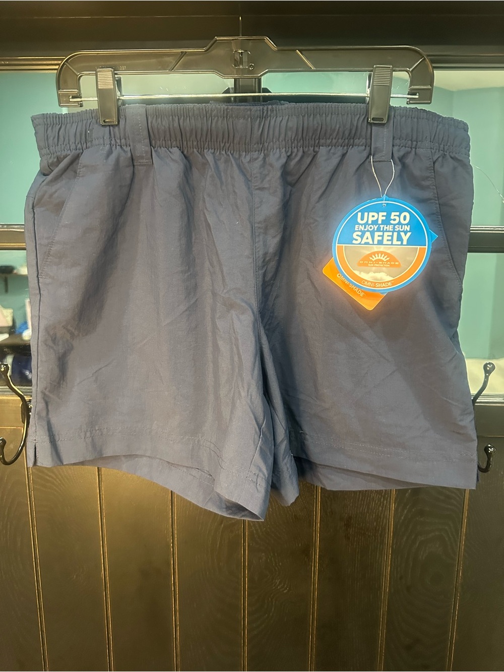 UPF 50 Navy Blue Swim Shorts